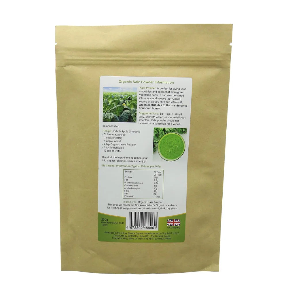 Golden Greens Organic Kale Powder 200g