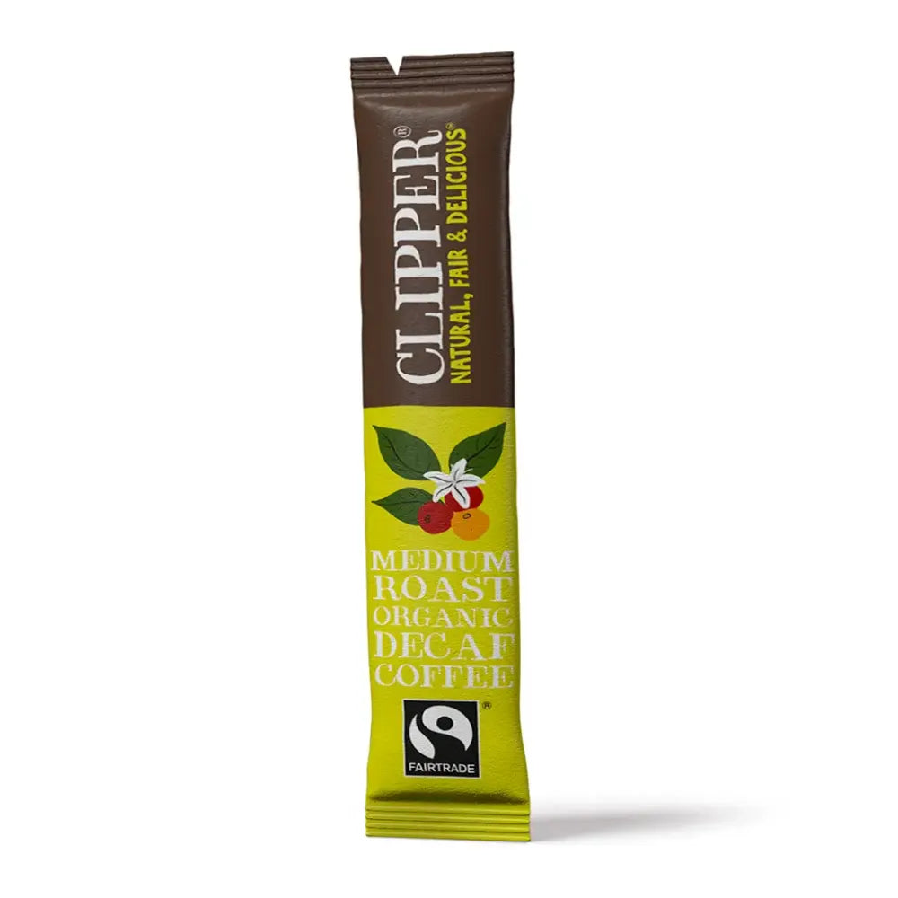 Clipper Fairtrade Organic Instant Dried Decaf Coffee 200 Sachets
