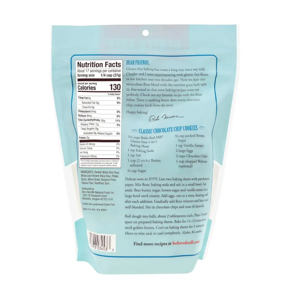 Bob's Red Mill One To One Gluten Free Baking Flour 624g