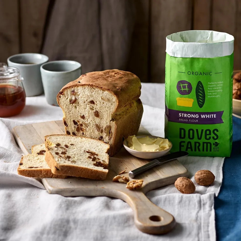 Doves Farm Organic Strong White Bread Flour 5 x 1.5Kg