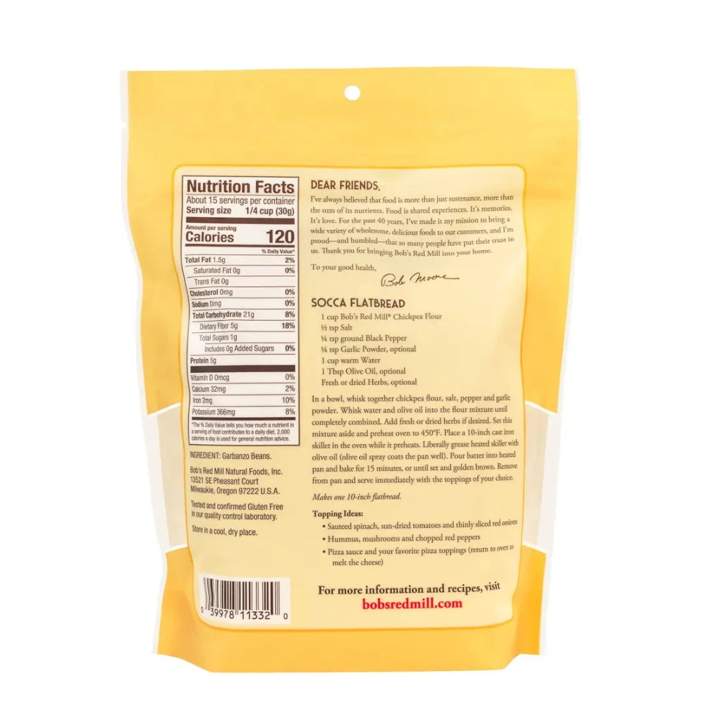 Bob's Red Mill Chickpea Flour 454g