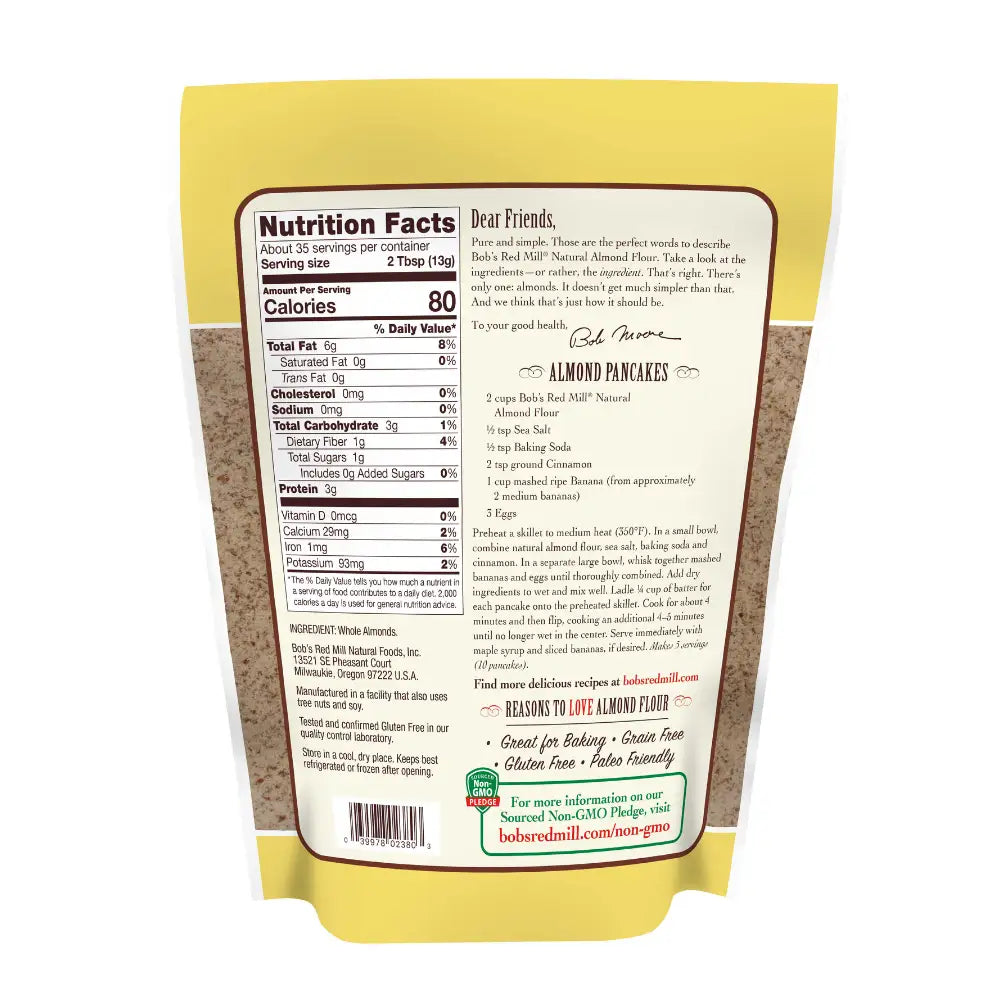 Bob's Red Mill Natural Almond Flour 453g