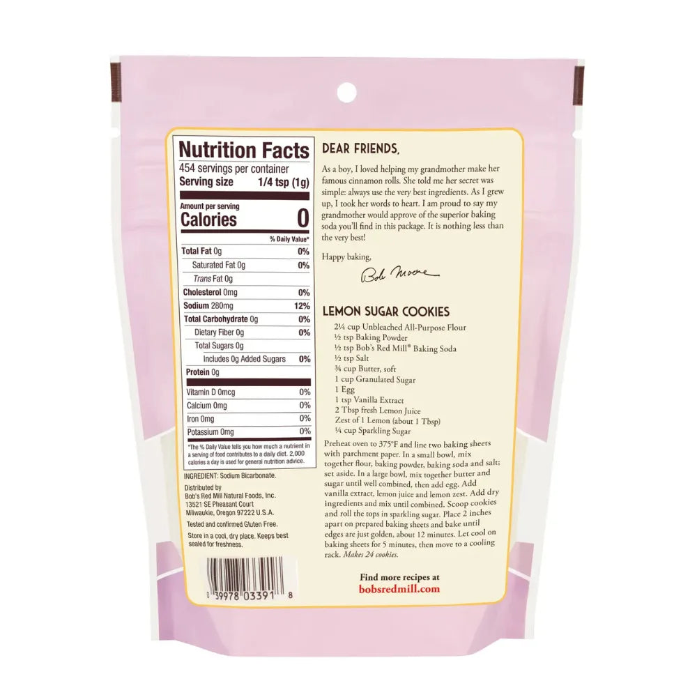 Bob's Red Mill Bicarbonate Of Soda 454g