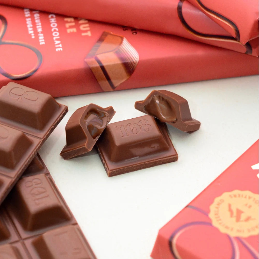 Rhythm 108 Hazelnut Truffle M'lk Chocolate 9 x 100g