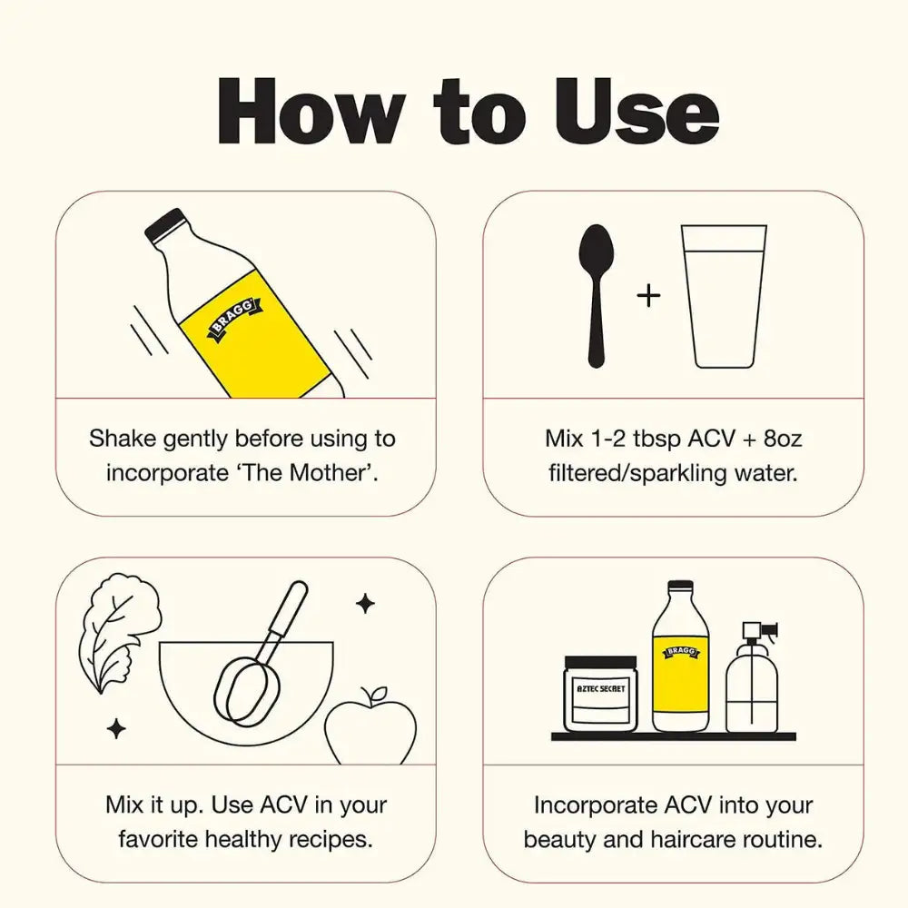 Bragg Organic Apple Cider Vinegar 2 x 473ml