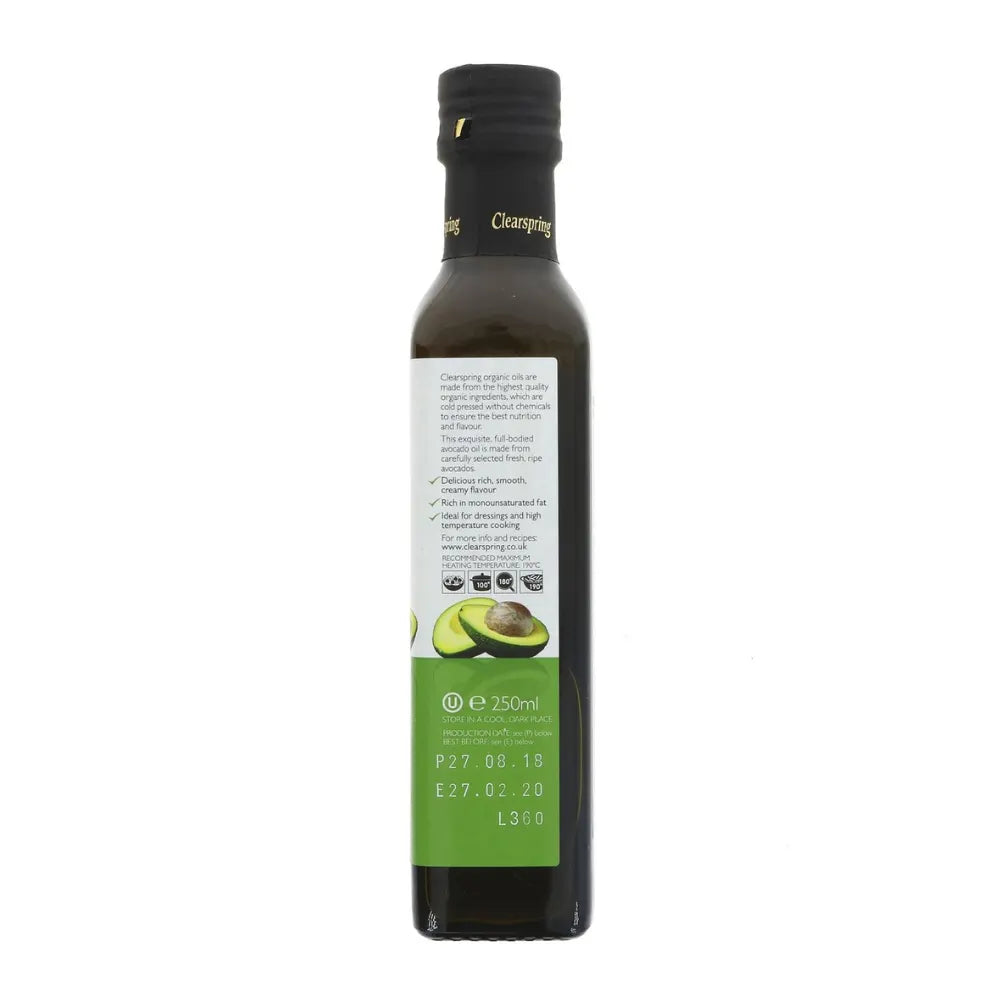 Clearspring Organic Avocado Oil 250ml