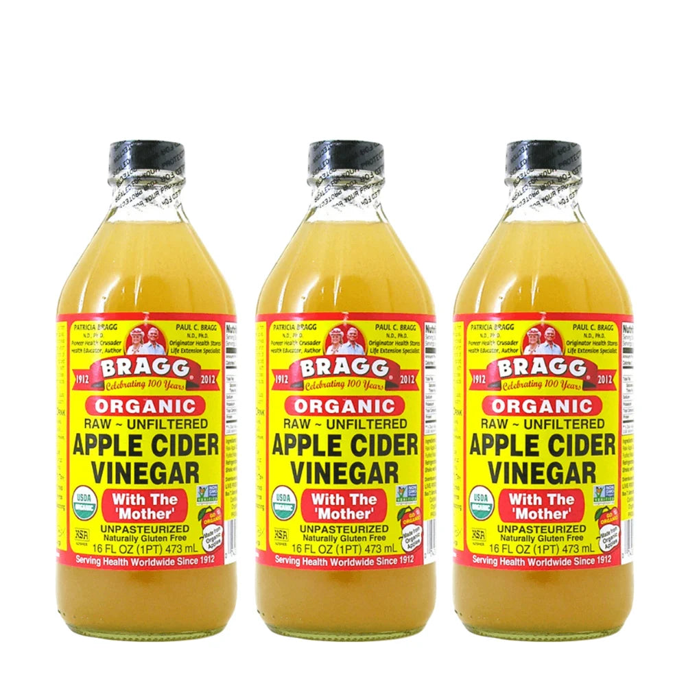 Bragg Organic Apple Cider Vinegar 3 x 473ml