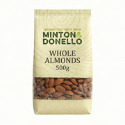 Minton & Donello Whole Almonds 6 x 500g