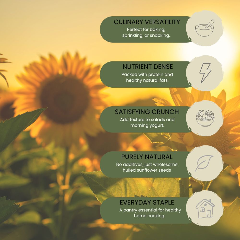 Minton & Donello Sunflower Seeds 6 x 500g