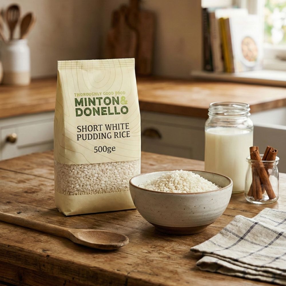 Minton & Donello Short White Pudding Rice 6 x 500g