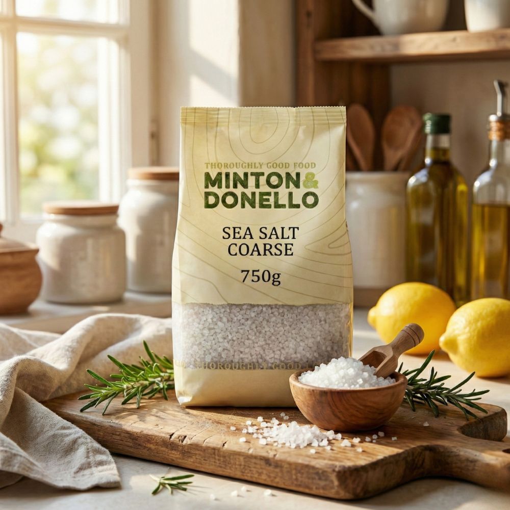 Minton & Donello Coarse Sea Salt 6 x 750g