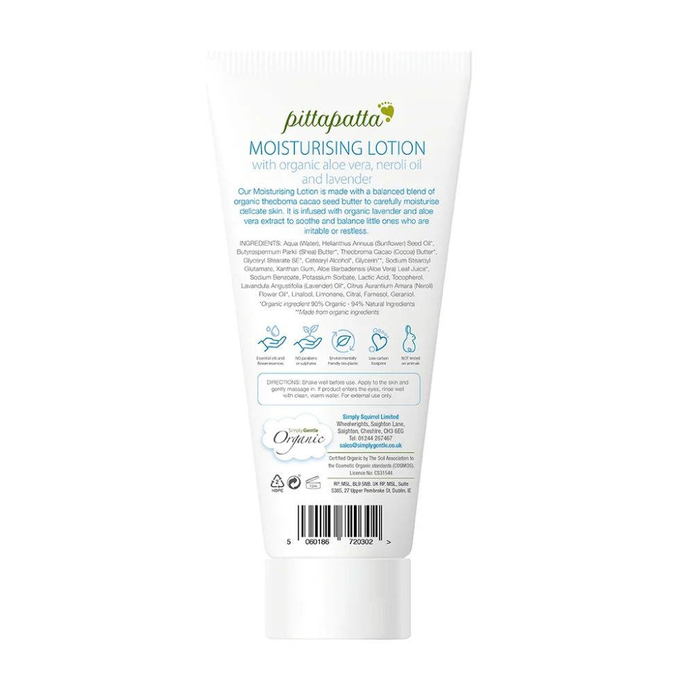 Simply Gentle Pittapatta Organic Moisturising Lotion 200ml x 3
