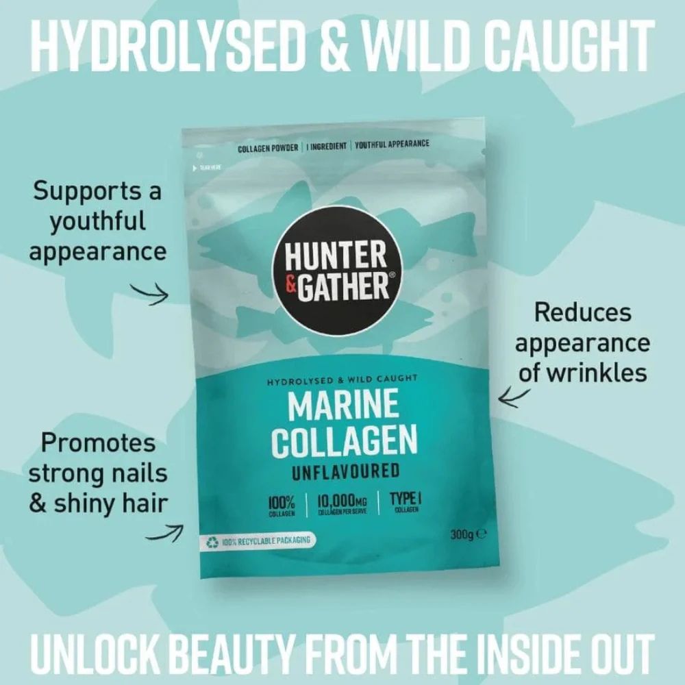 Hunter & Gather 100% Wild Caught Marine Collagen 300g