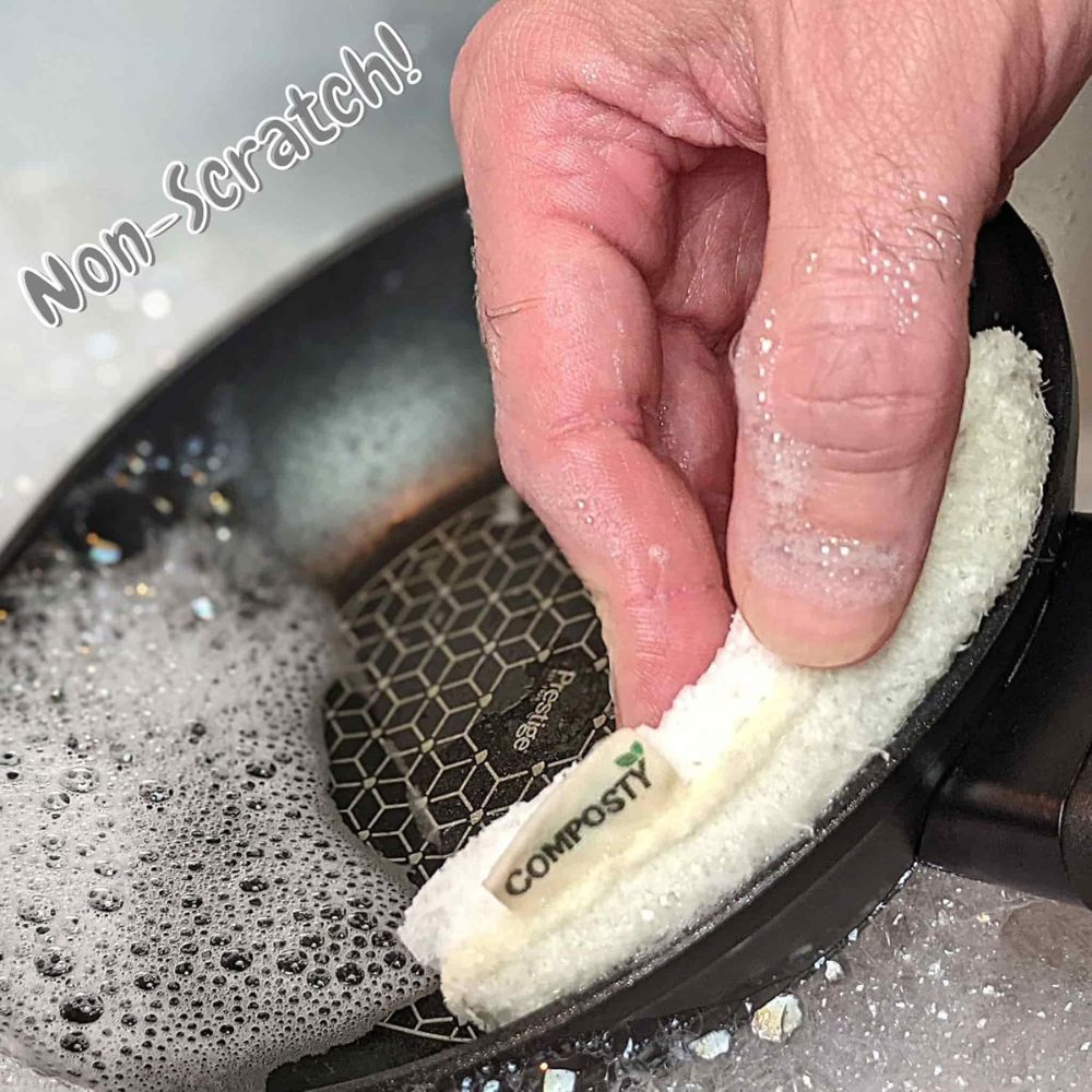 Composty Loofah All-in-One Plastic Free Dish Sponges 6 Pack