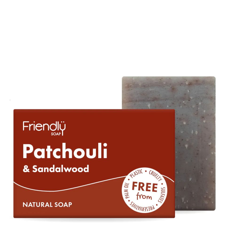 Friendly Soap Patchouli & Sandalwood Soap 6 x 95g