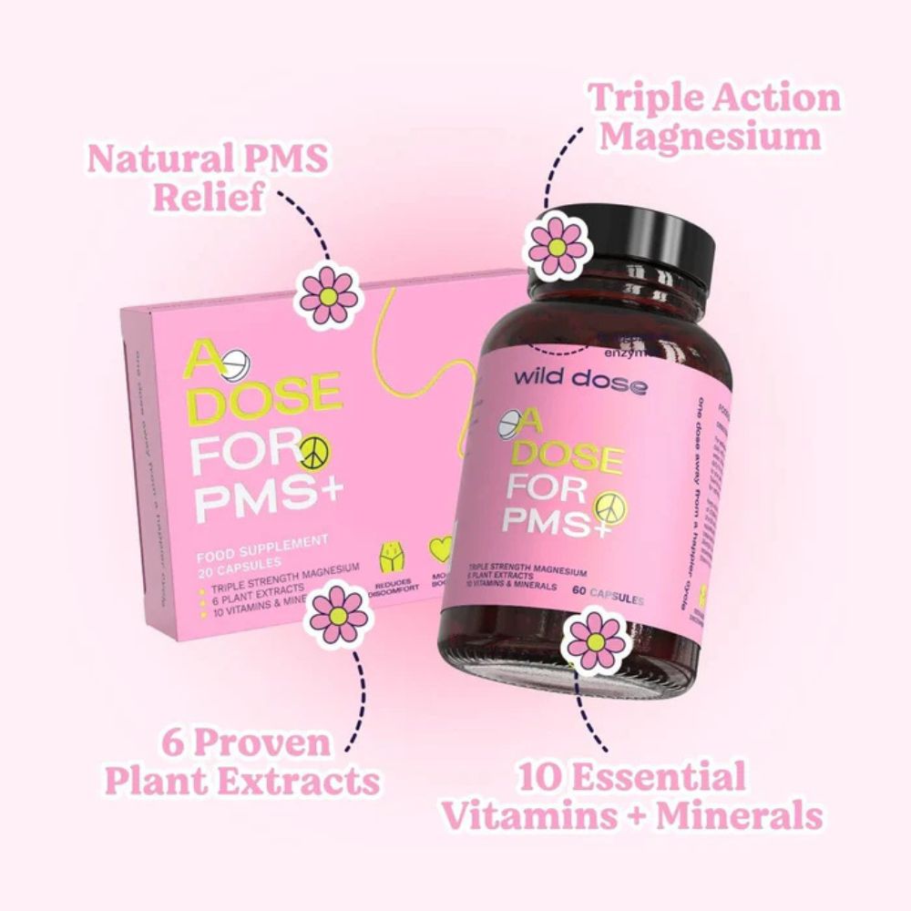 Wild Dose A Dose For PMS+ Jar 60 Capsules