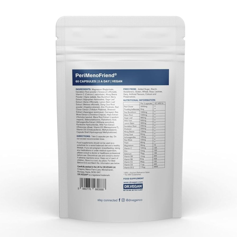 Dr Vegan PeriMenoFriend 60 Capsules