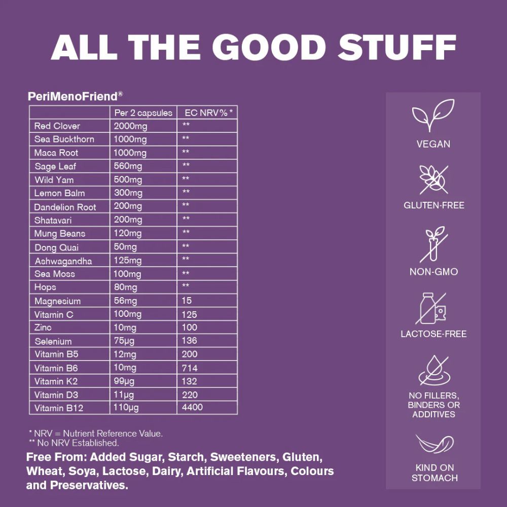 Dr Vegan PeriMenoFriend 60 Capsules