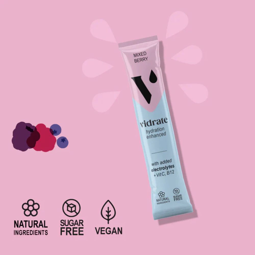 ViDrate Mixed Berry Hydration Powder Sachets 10 x 3g