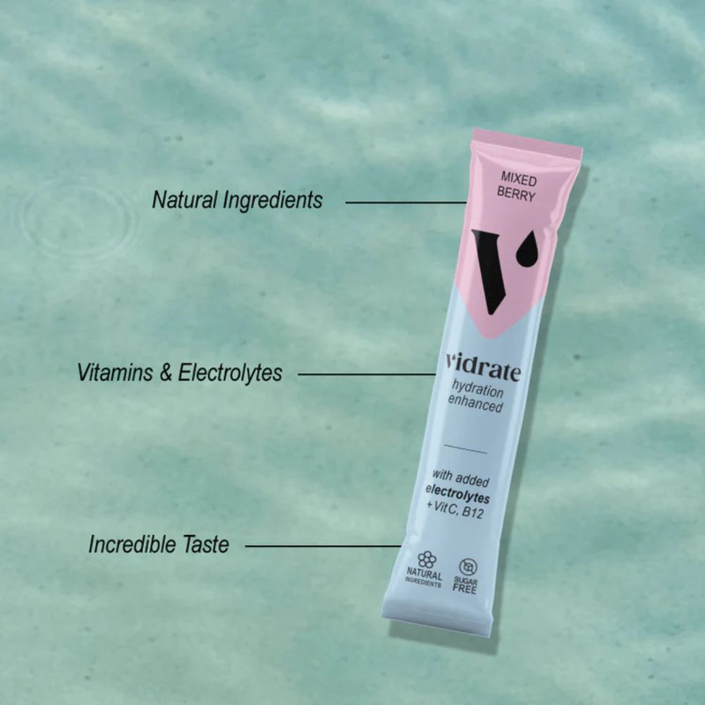 ViDrate Mixed Berry Hydration Powder Sachets 10 x 3g