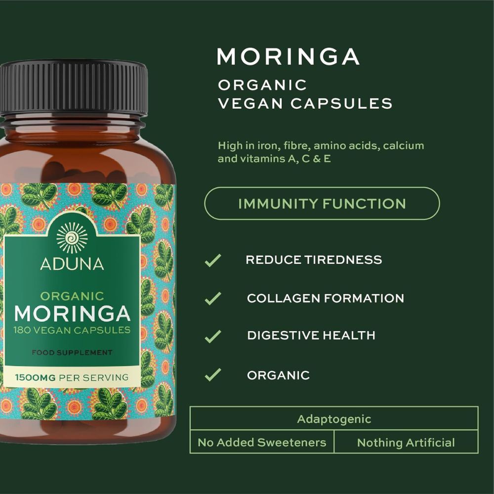 Aduna Moringa Capsules 180 Capsules