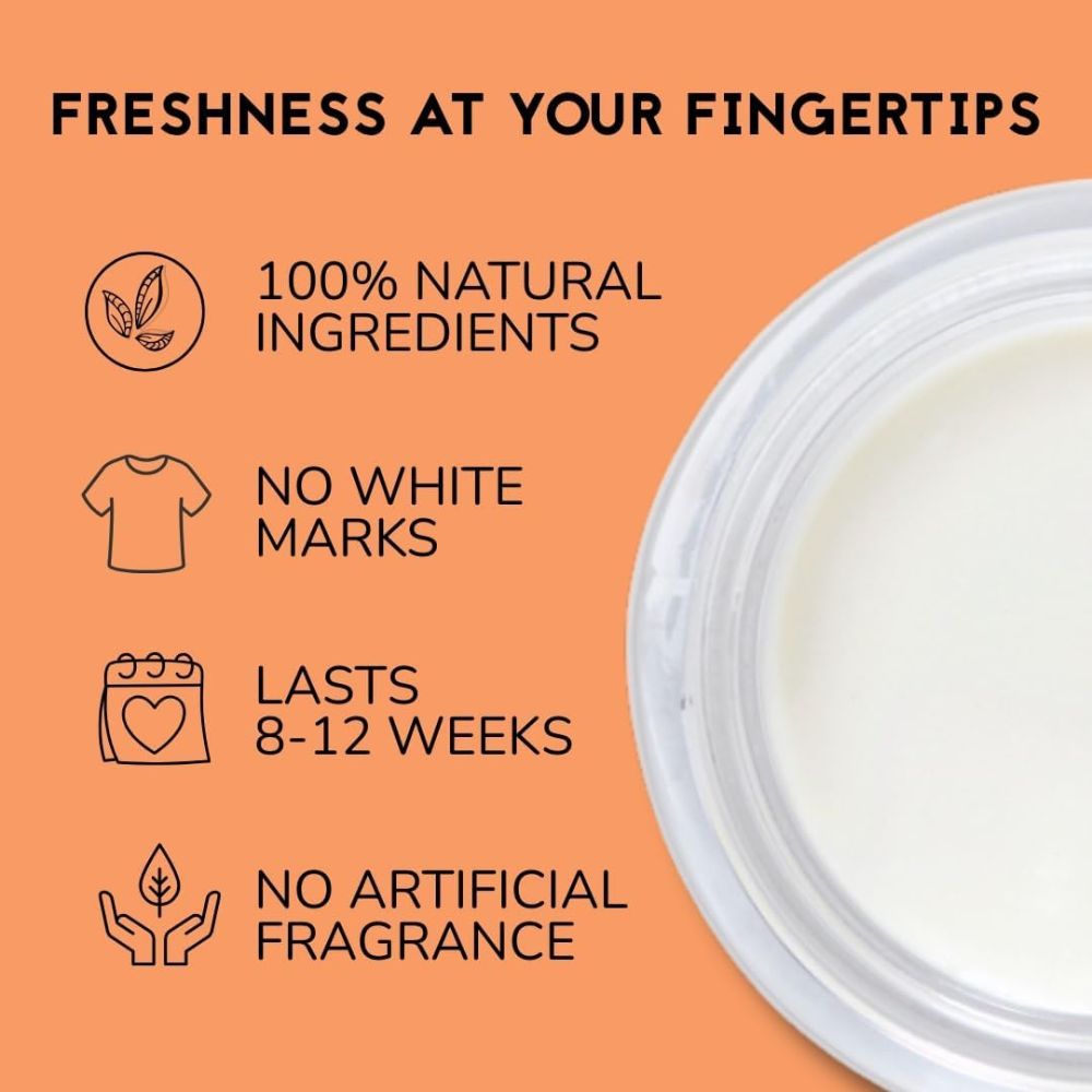 Natural Deo Co Active Deodorant Balm Orange & Bergamot 55g