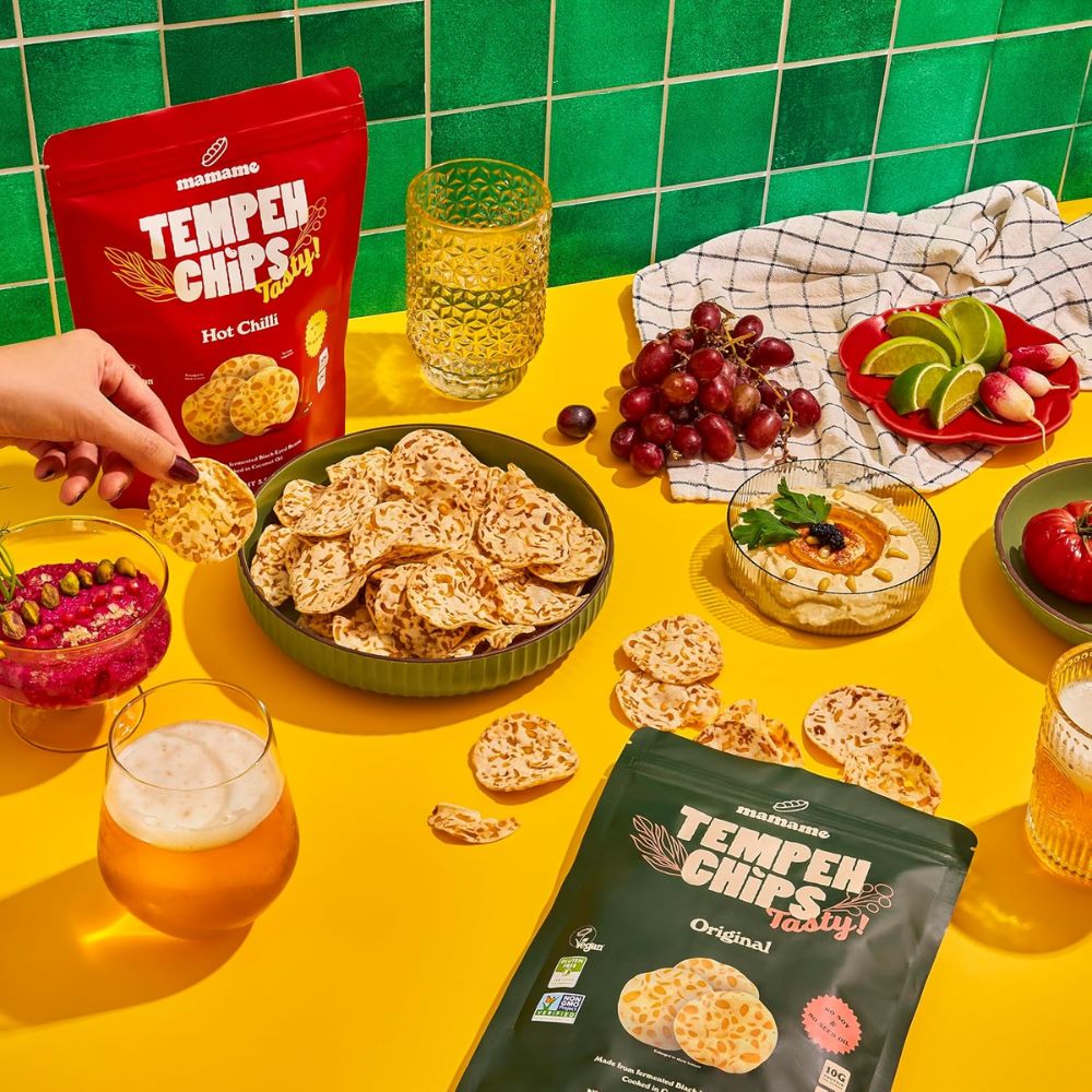 Mamame Hot Chili Tempeh Chips 12 x 50g