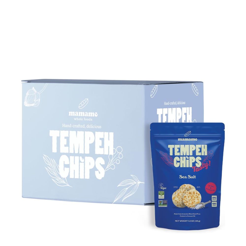 Mamame Sea Salt Tempeh Chips 12 x 50g
