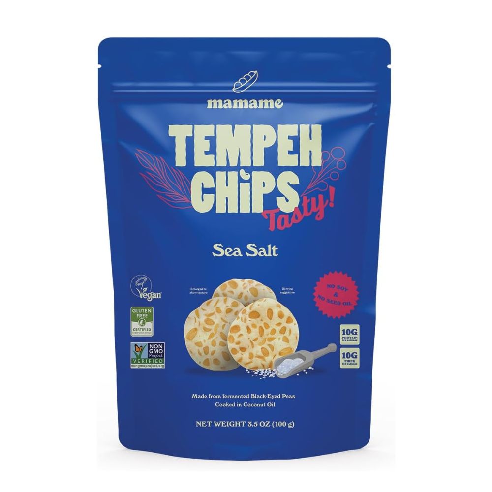 Mamame Sea Salt Tempeh Chips 12 x 50g