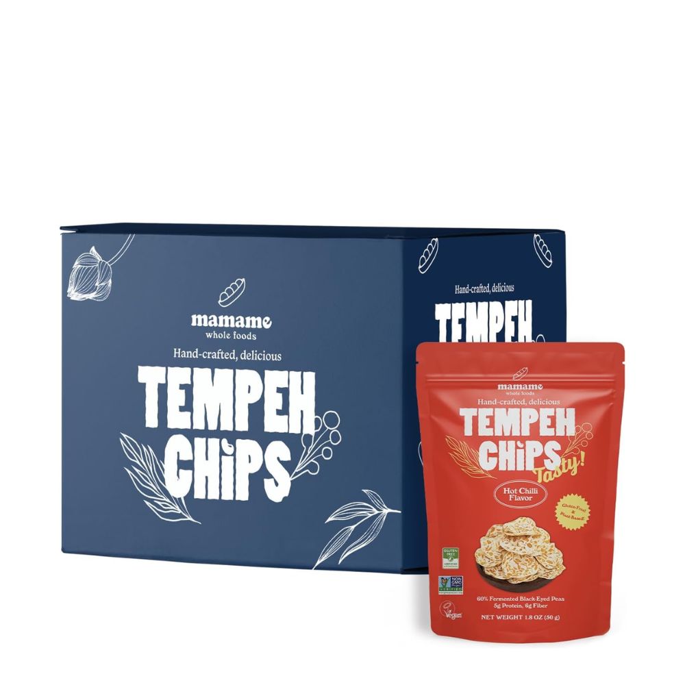 Mamame Hot Chili Tempeh Chips 12 x 50g