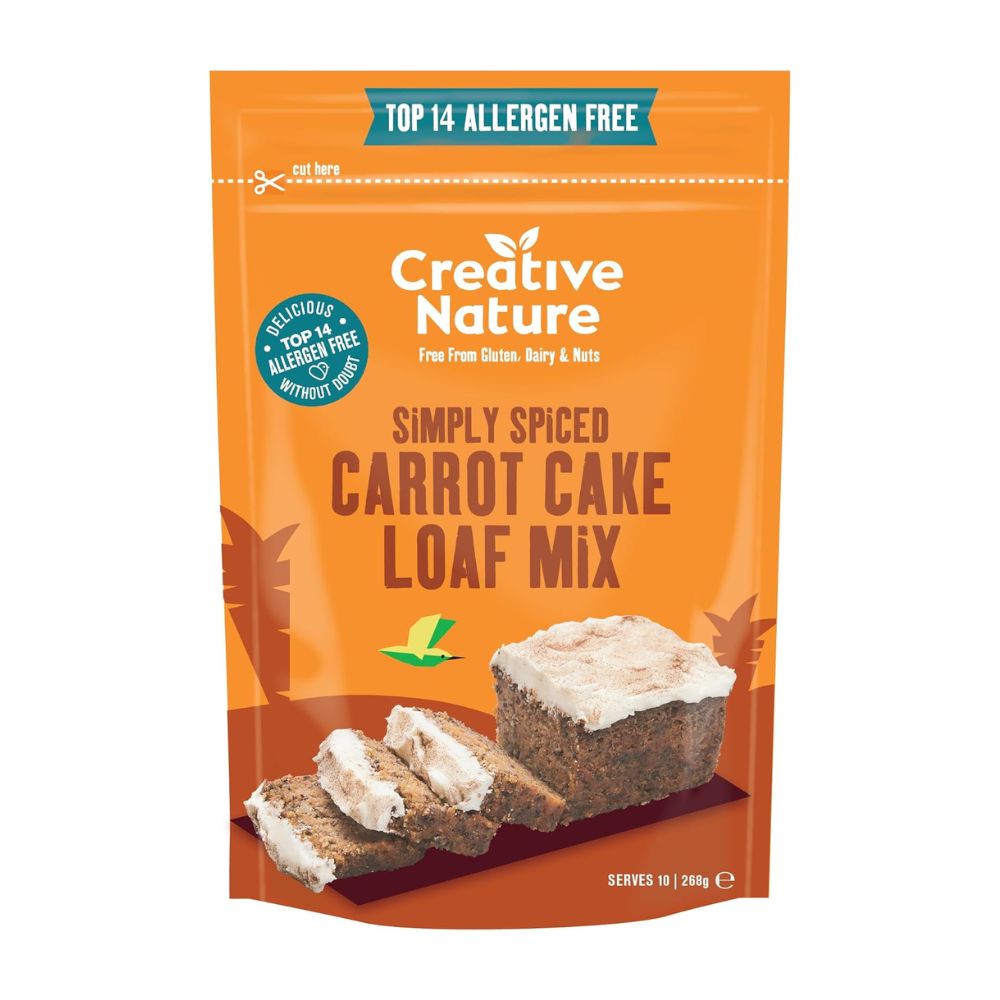 Creative Nature Spiced Carrot Cake Baking Mix 268g