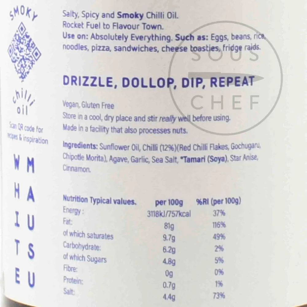 White Masau Smoky Chilli Oil 240g
