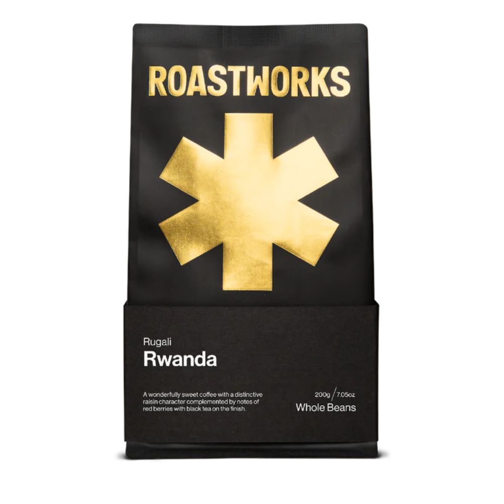 Roastworks Rwanda Rugali Whole Coffee Beans 200g