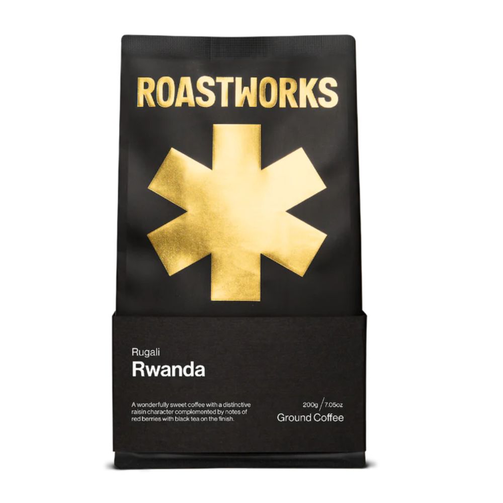 Roastworks Rwanda Rugali Pre Ground Coffee 200g