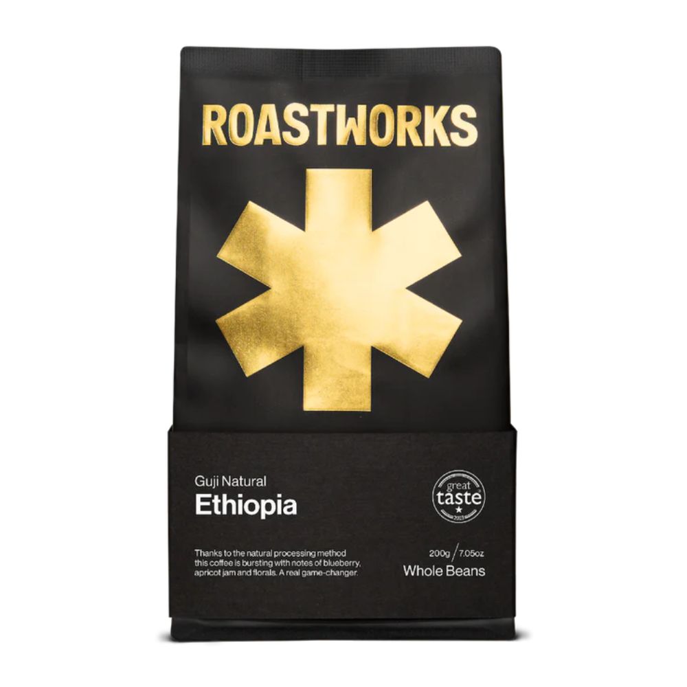 Roastworks Ethiopia Guji Natural Whole Coffee Beans 200g
