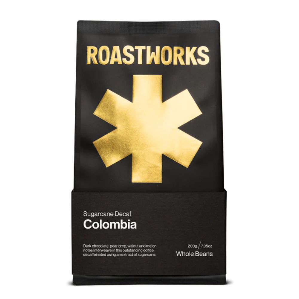 Roastworks Colombia Sugarcane Decaf Whole 200g