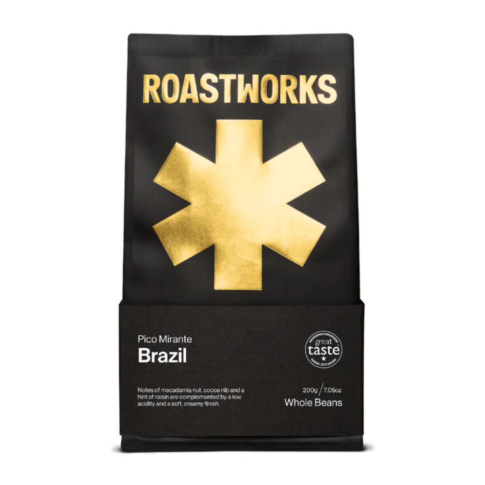 Roastworks Brazil Pico Mirante Whole Coffee Beans 200g