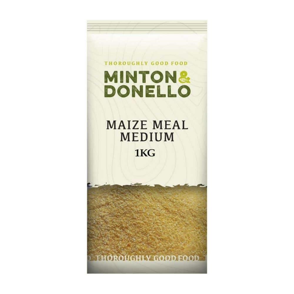 Minton & Donello Maize Meal Medium 6 x 1Kg