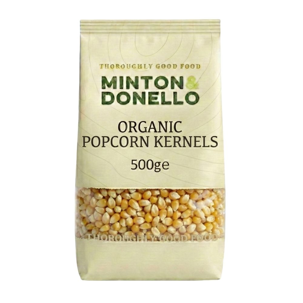 Minton & Donello Organic Popcorn Kernels 6 x 500g