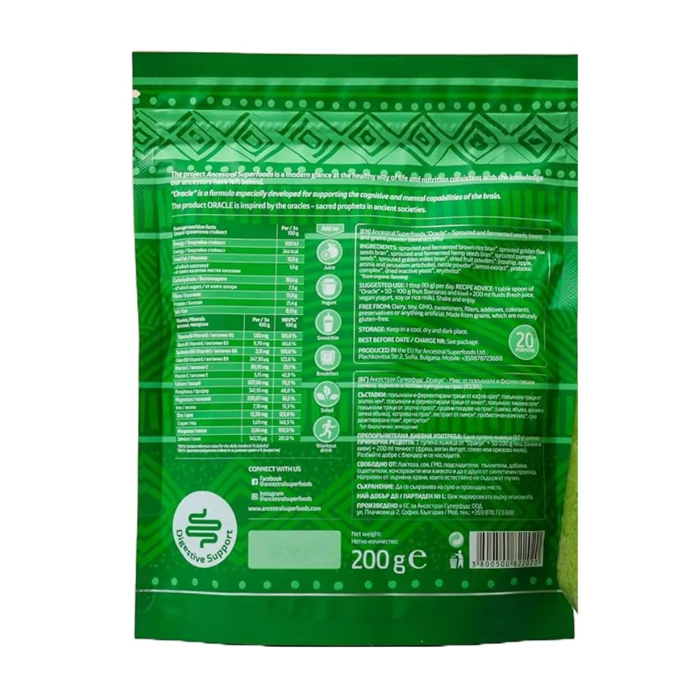 Ancestral Superfoods Oracle For Clarity & Balance 200g