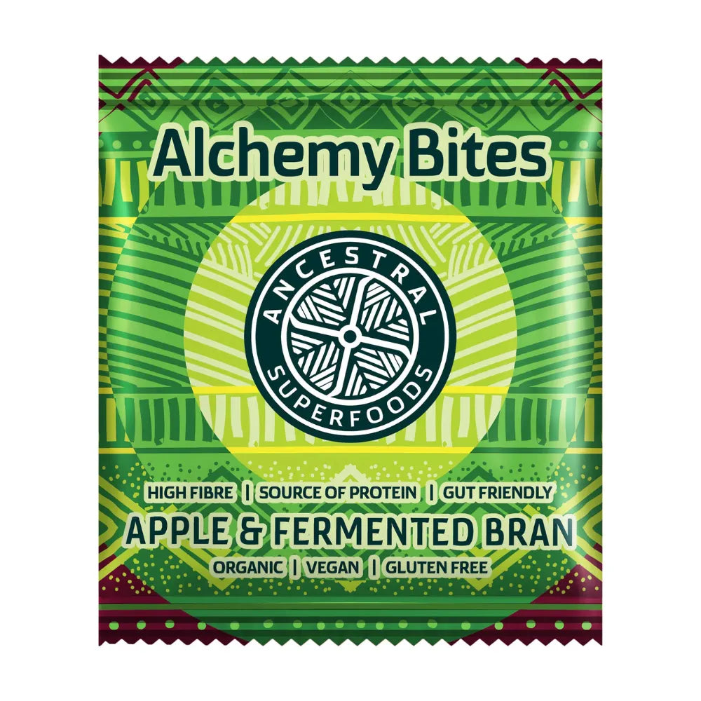 Ancestral Superfoods Alchemy Bites Apple & Fermented Bran 8 x 40g