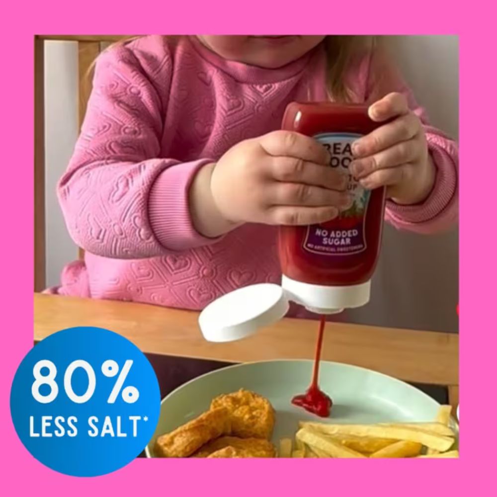 Real Good No Added Sugar Tomato Ketchup 6 x 310g