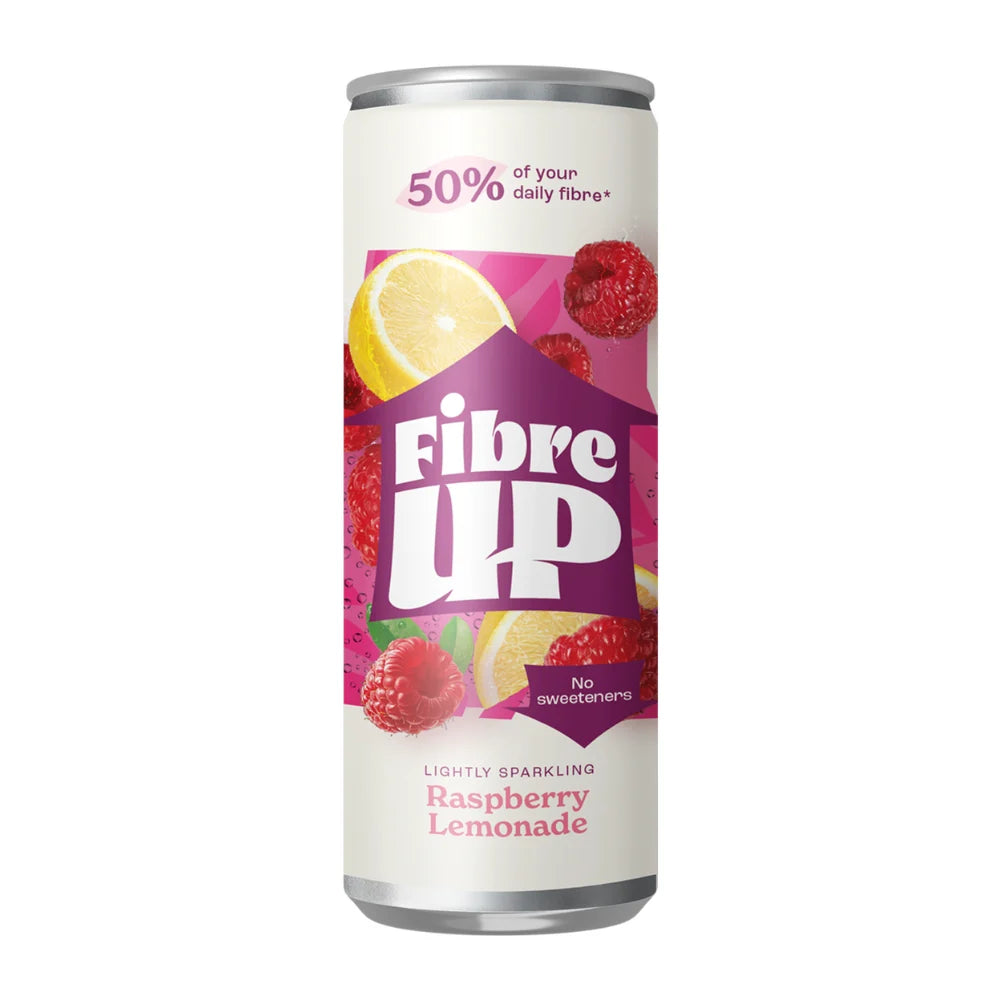 Fibre UP Raspberry Lemonade Soft Drink 12 x 250ml