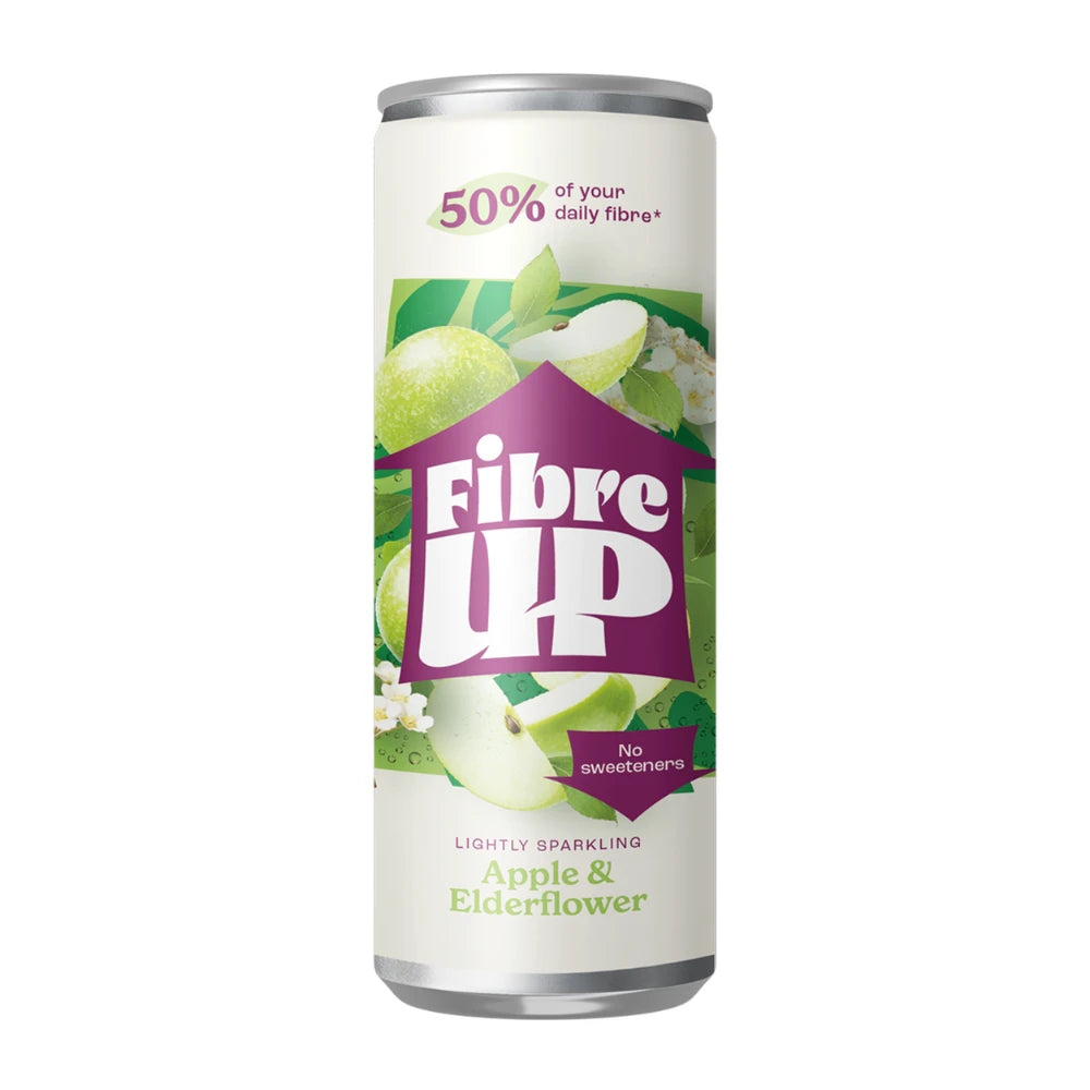 Fibre UP Apple & Elderflower Soft Drink 12 x 250ml