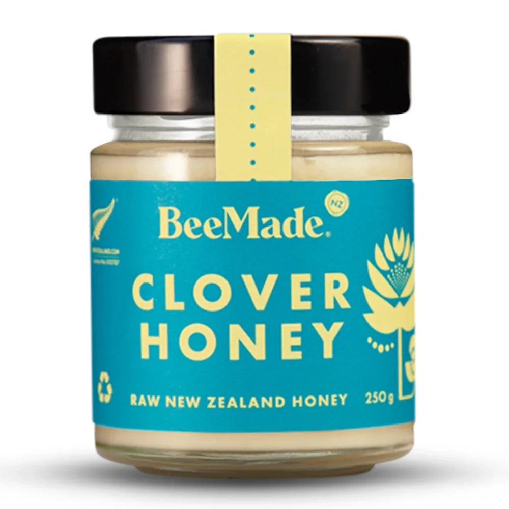 BeeMade Harvest New Zealand Clover Honey 250g
