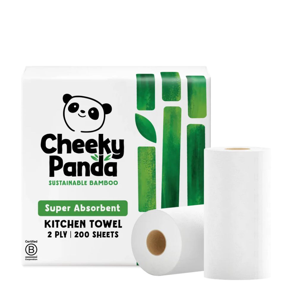 The Cheeky Panda Plastic Free Kitchen Towel 2 Rolls