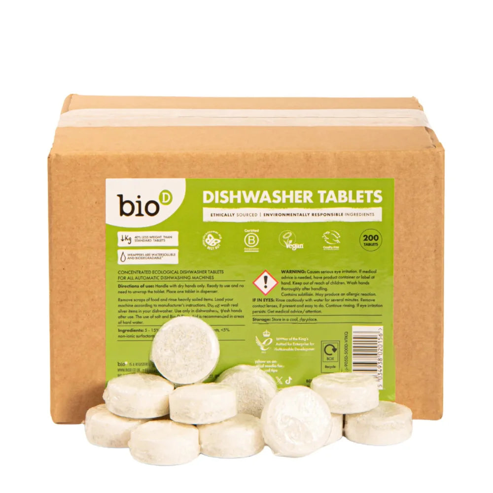 Bio-D Bulk Dishwasher 200 Tablets