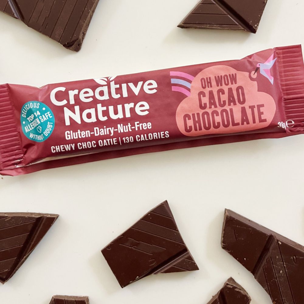 Creative Nature Oh Wow Cacao Chocolate Oatie Bar 20 x 38g