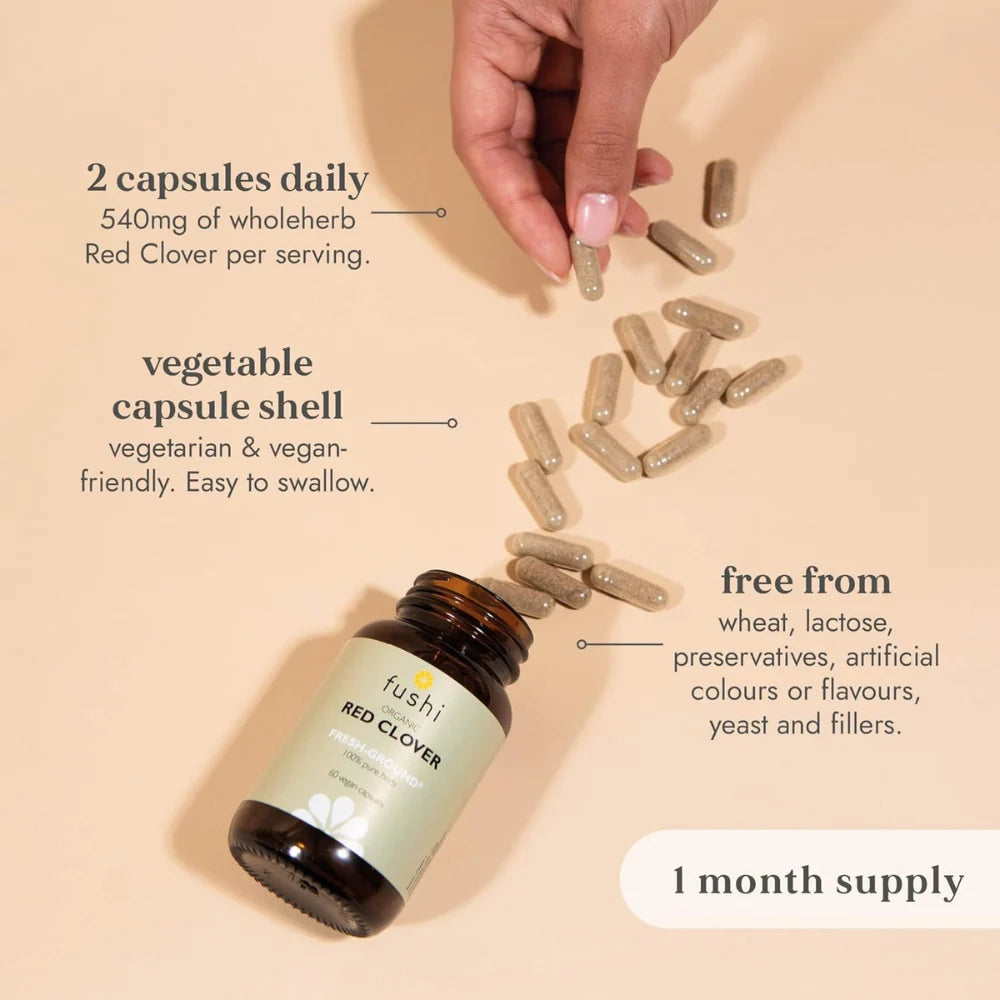 Fushi Organic Red Clover 60 Capsules