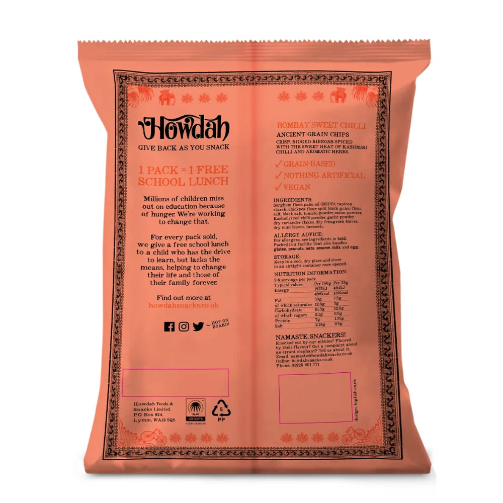 Howdah Bombay Sweet Chilli 6 x 117g